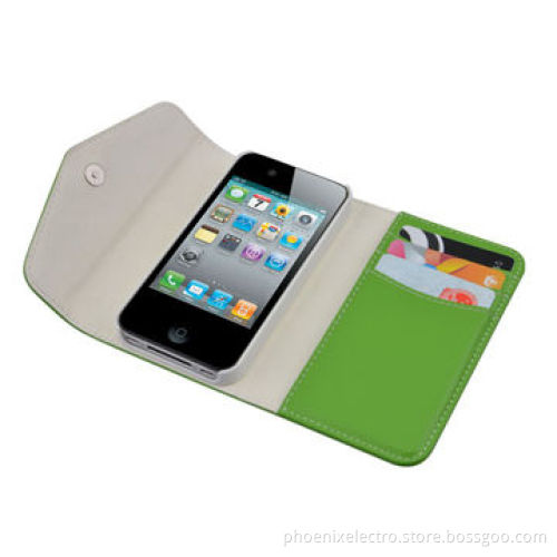 Hot Selling Wallet Flip Case for iPhone 4S, Made in China, OEM and ODM Orders Welcomed